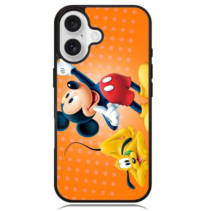 Micky mouse and dog Z1311 iPhone 16 Plus Case