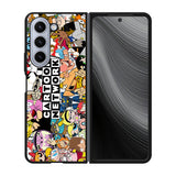 cartoon network collage Case Samsung Galaxy z Fold 5 5G BC1158