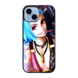 Jinx League of Legends Fan Art Case iPhone 15 Plus BC1161
