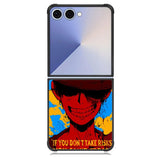 Luffy One Piece Quote Samsung Galaxy Z Flip 7 Case BC1163