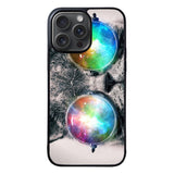 space cat glasses Case iPhone 15 Pro Max BC1166