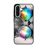 space cat glasses Samsung Galaxy A36 Case BC1166