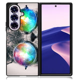 space cat glasses Samsung Galaxy Z Fold 7 5G Case BC1166