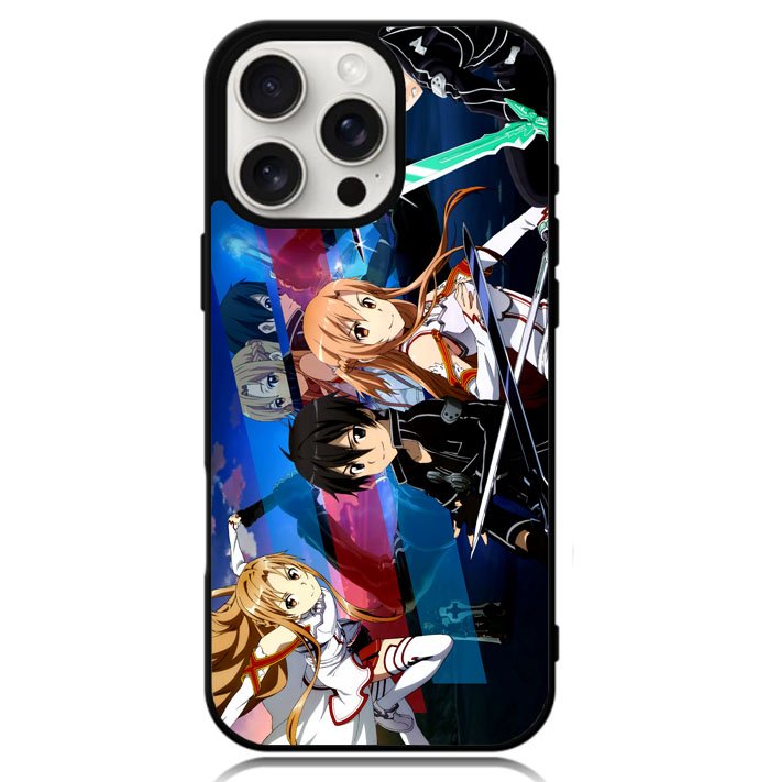 sword art online kirito and asuna Case iPhone 16 Pro Max BC1171