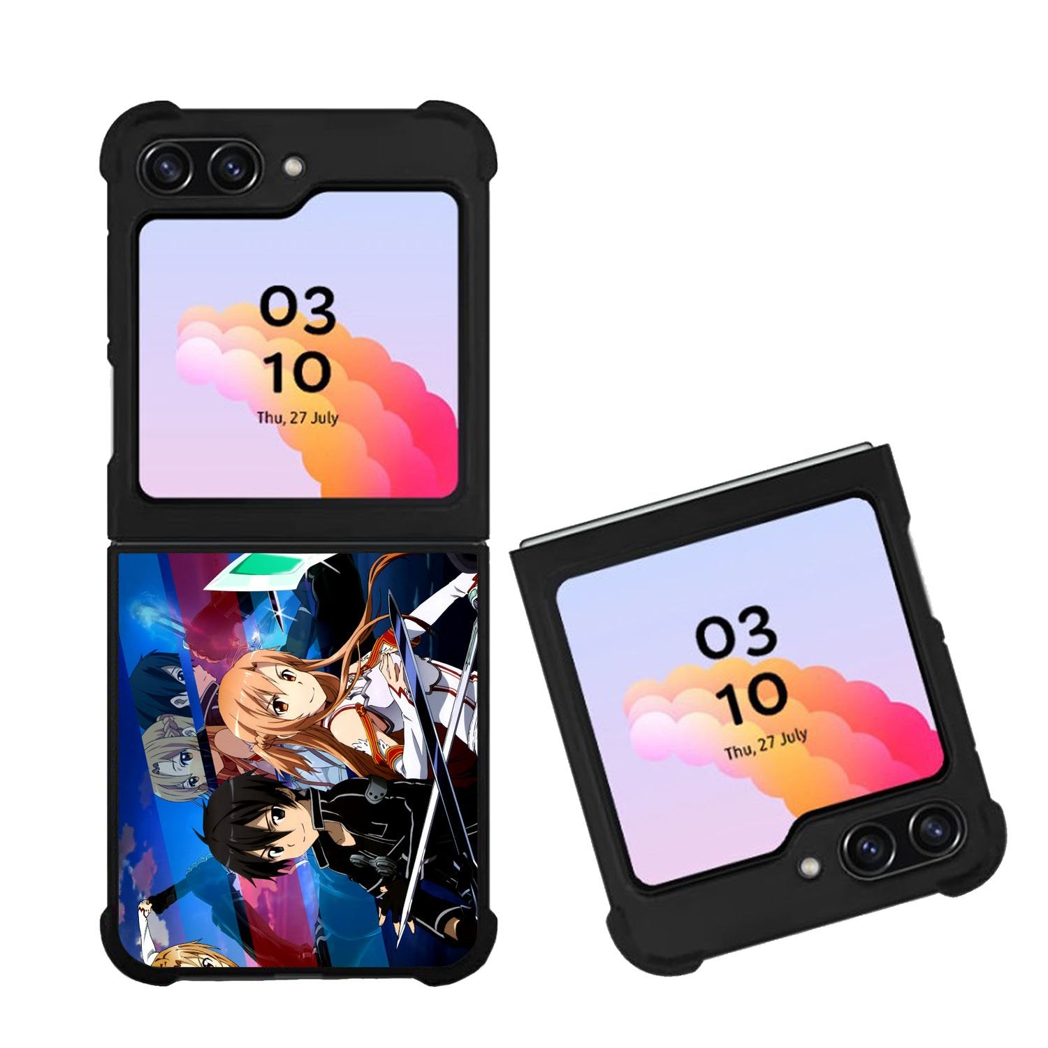 sword art online kirito and asuna Case Samsung Galaxy Z Flip 5 5G BC1171