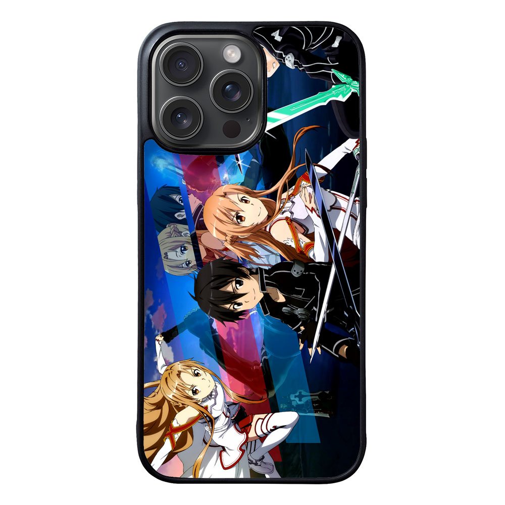 sword art online kirito and asuna Case iPhone 15 Pro Max BC1171