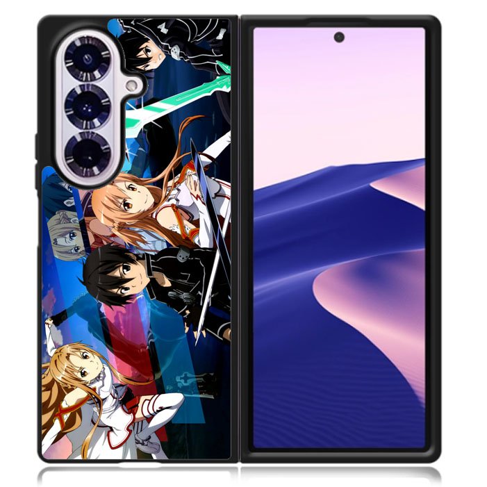 sword art online kirito and asuna Samsung Galaxy Z Fold 7 5G Case BC1171