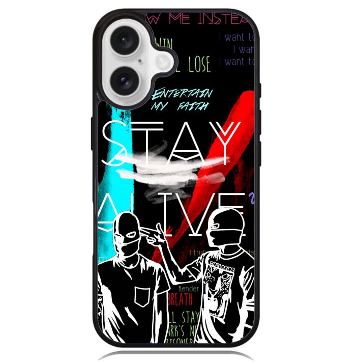 Twenty One Pilots Stay Alive Z2787 iPhone 16 Case