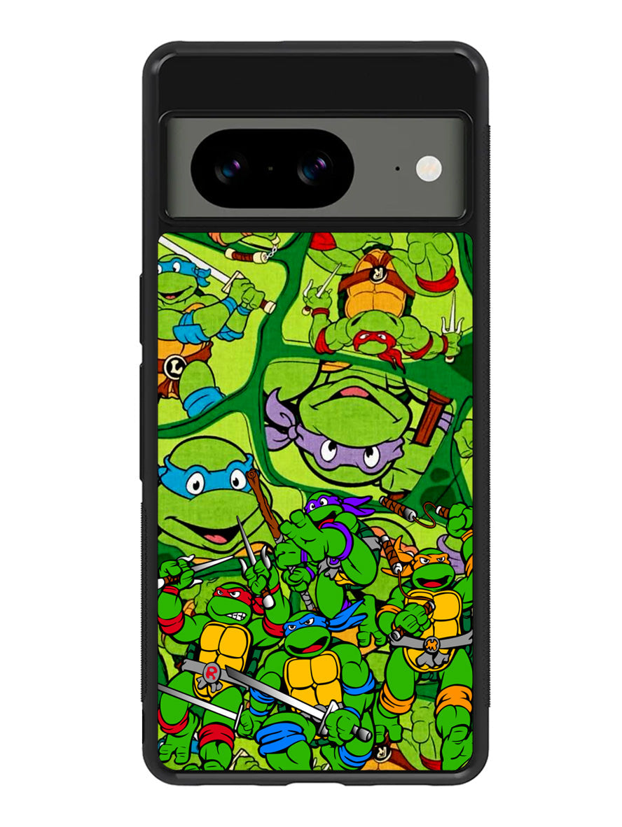 Teenage Mutant Ninja Turtles Collage 1st Google Pixel 8a Case
