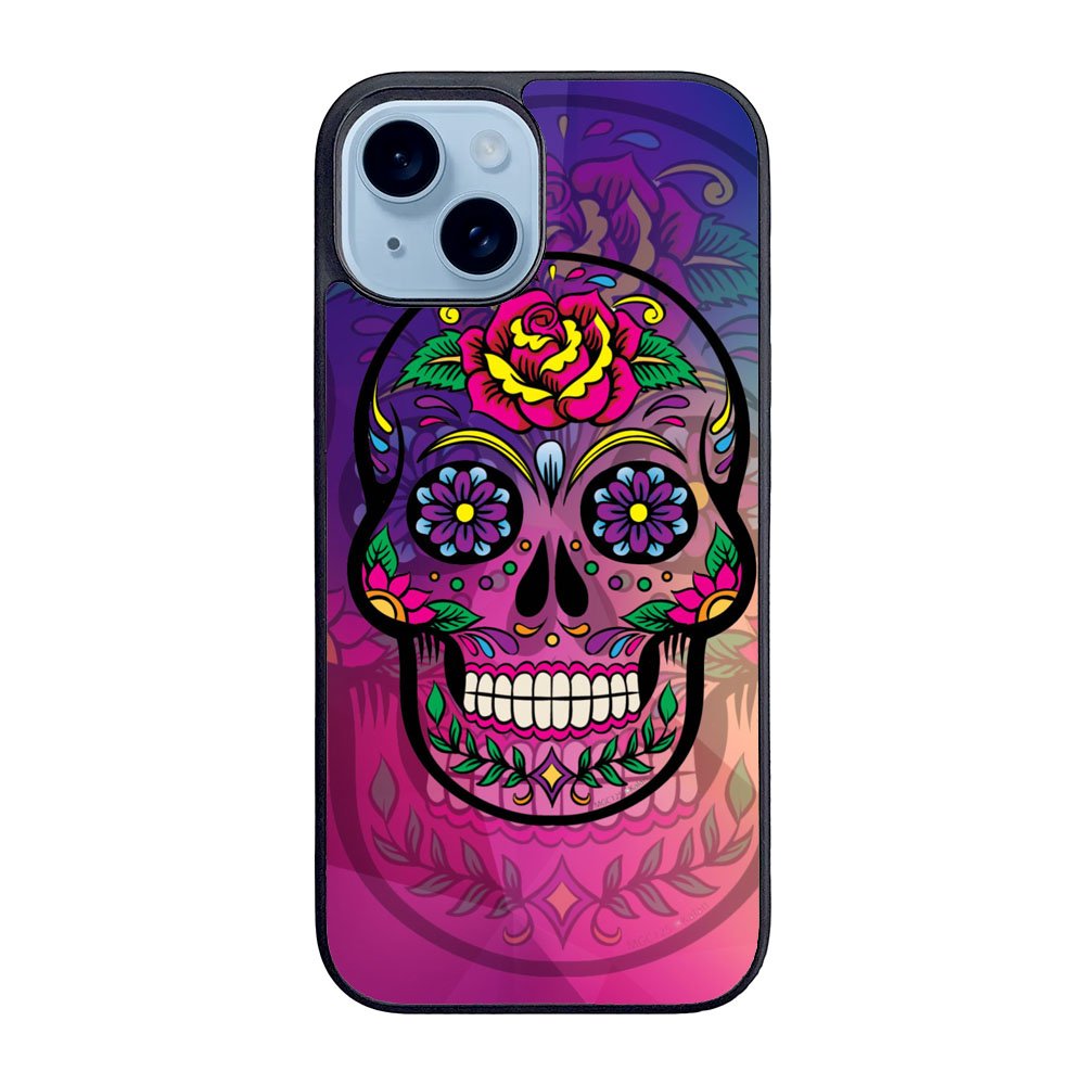 Sugar Skull Colorful Case iPhone 15 BC1197