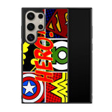 Pop Comic Super Hero Logo Z2840 Samsung Galaxy S25 Ultra 5G Case