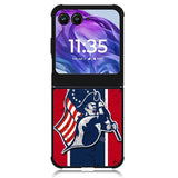 New England Patriots 1st Motorola Moto Razr 2024 , Moto Razr 50 Case