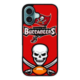 Tampa Bay Buccaneers Case iPhone 16 Plus BC1228