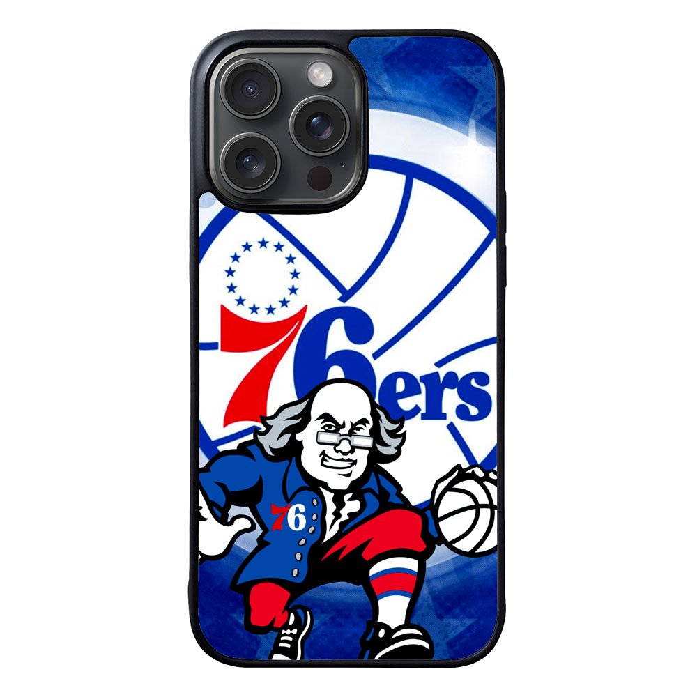 Philadelphia 76ers Case iPhone 15 Pro BC1234