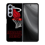 Miami Heat logo Case Samsung Galaxy z Fold 5 5G BC1238