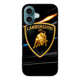 lamborghini logo black Case iPhone 16 Plus BC1243