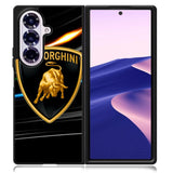 lamborghini logo black Samsung Galaxy Z Fold 7 5G Case BC1243