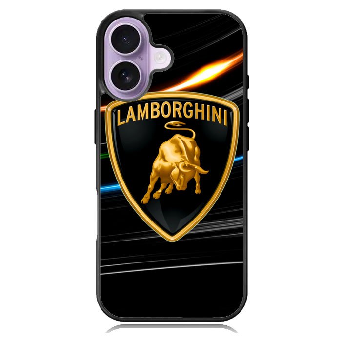 lamborghini logo black iPhone 17 Case BC1243