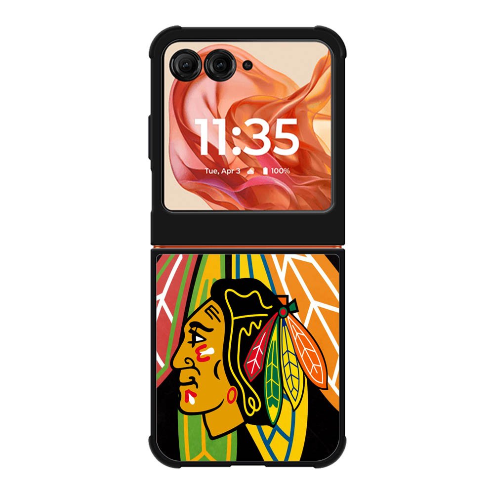 Chicago Blackhawks Motorola Moto Razr 2025/2024 , Moto Razr 60/50 Case BC1253