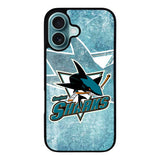 San Jose Sharks Case iPhone 16 Plus BC1256