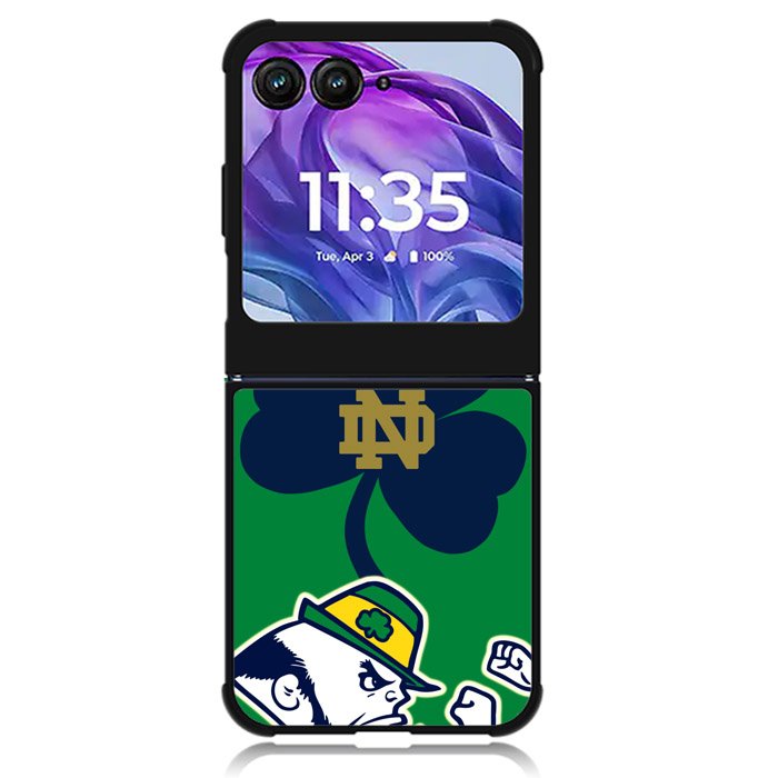 Notre Dame Fighting Irish logo Motorola Moto Razr 2024 , Moto Razr 50 Case