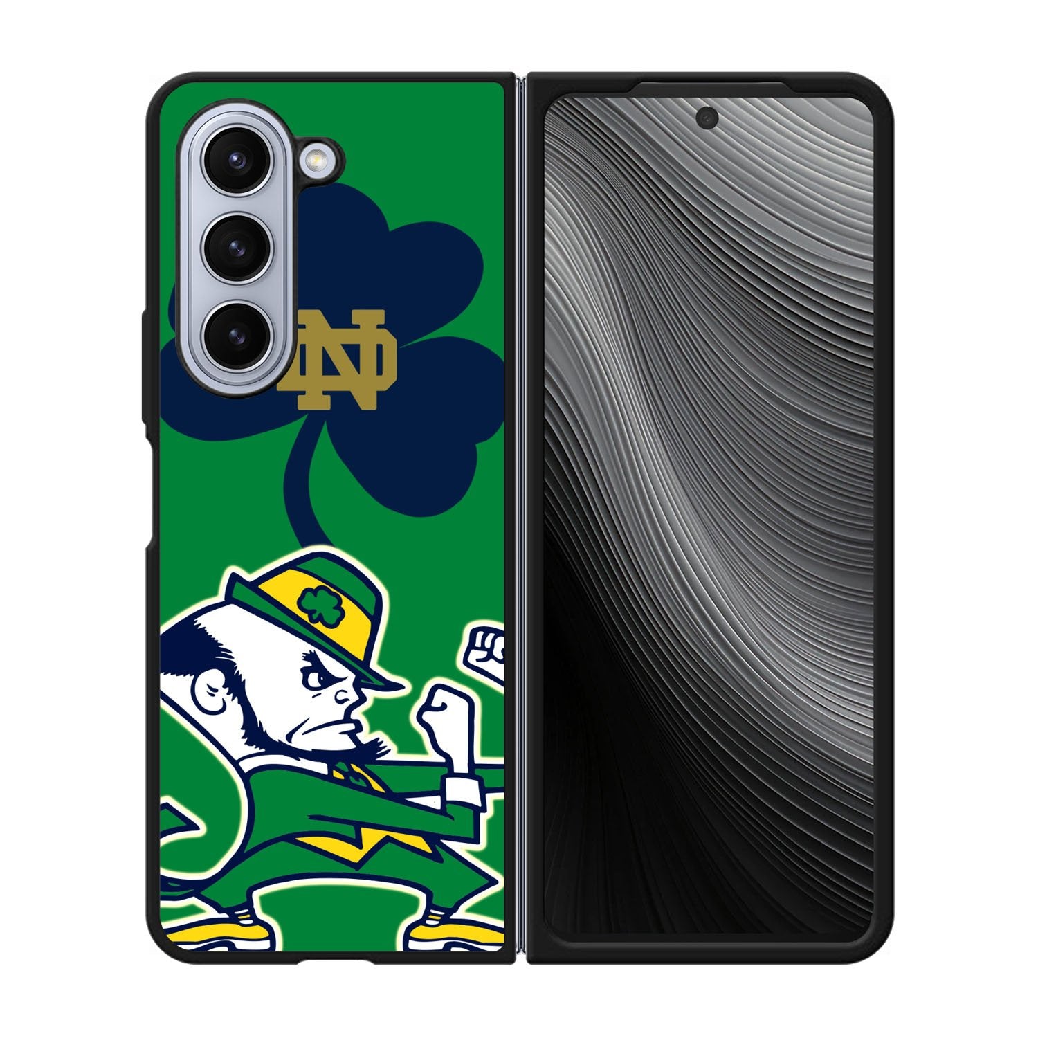 Notre Dame Fighting Irish logo Case Samsung Galaxy z Fold 5 5G BC1293