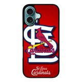 St. Louis Cardinals Case iPhone 16 Plus BC1298