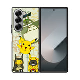 Totoro Love Pikachu Pokemon Case Samsung Galaxy Z Fold 6 5G BC1309