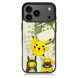 Totoro Love Pikachu Pokemon iPhone 17 Pro Max Case BC1309