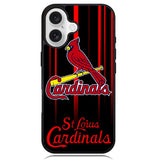 St. Louis Cardinals logo Case iPhone 16 BC1316