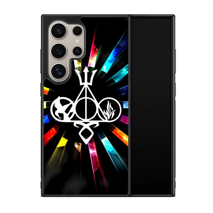 Harry Potter Divergent City of Bones Hunger Games Logo Z3373 Samsung Galaxy S25 Ultra 5G Case
