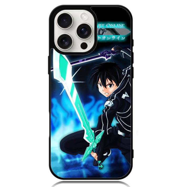 Sword Art Online Kirito Z3494 iPhone 16 Pro Max Case