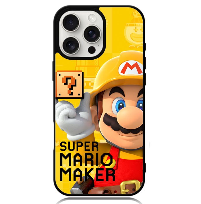 super mario maker yellow Z3516 iPhone 16 Pro Max Case