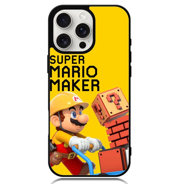 super mario yellow maker Z3525 iPhone 16 Pro Case