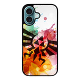 Legend of Zelda Symbol Paint Case iPhone 16 Plus BC1334