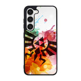 Legend of Zelda Symbol Paint Case Samsung Galaxy S25 5G BC1334