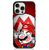 Sticker hit glass Mario Z3690 iPhone 16 Pro Max Case