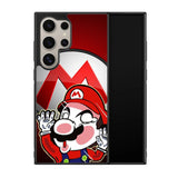 Sticker hit glass Mario Z3690 Samsung Galaxy S25 Ultra 5G Case