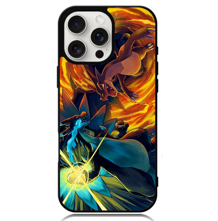 pokemon charizard mega evolution Case iPhone 16 Pro Max BC1337