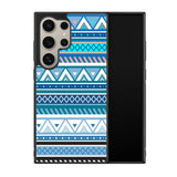 Aztec Pattern Blue Z3811 Samsung Galaxy S25 Ultra 5G Case