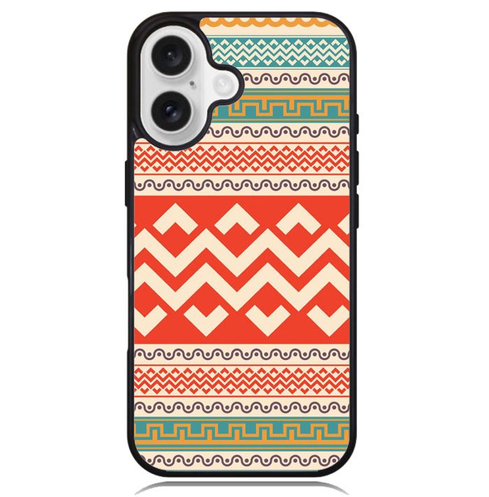 Aztec Pattern Z3812 iPhone 16 Case
