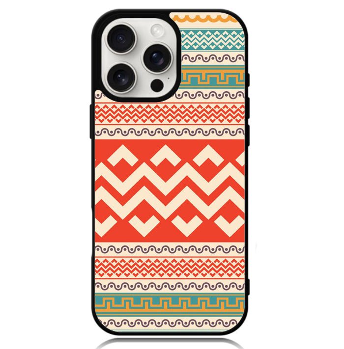 Aztec Pattern Z3812 iPhone 16 Pro Case