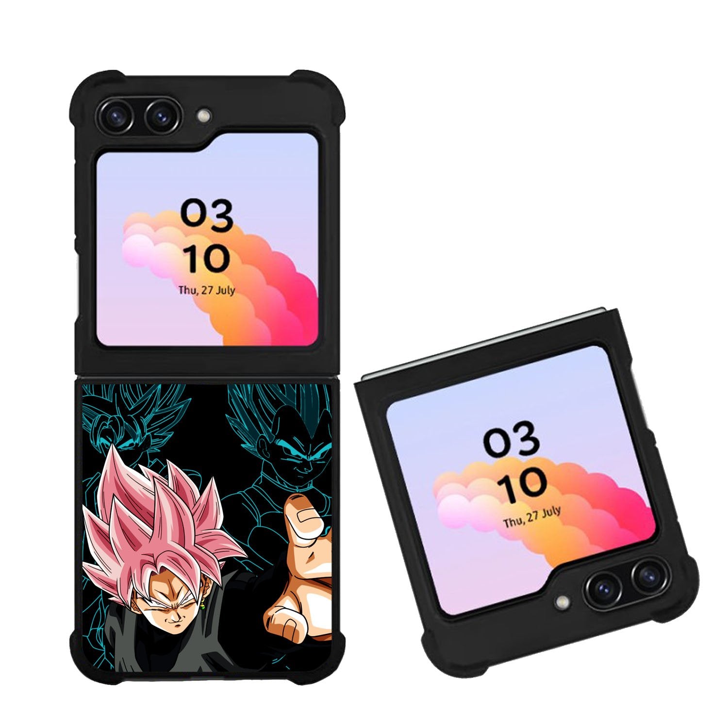 dragon ball super black goku Case Samsung Galaxy Z Flip 5 5G BC1344