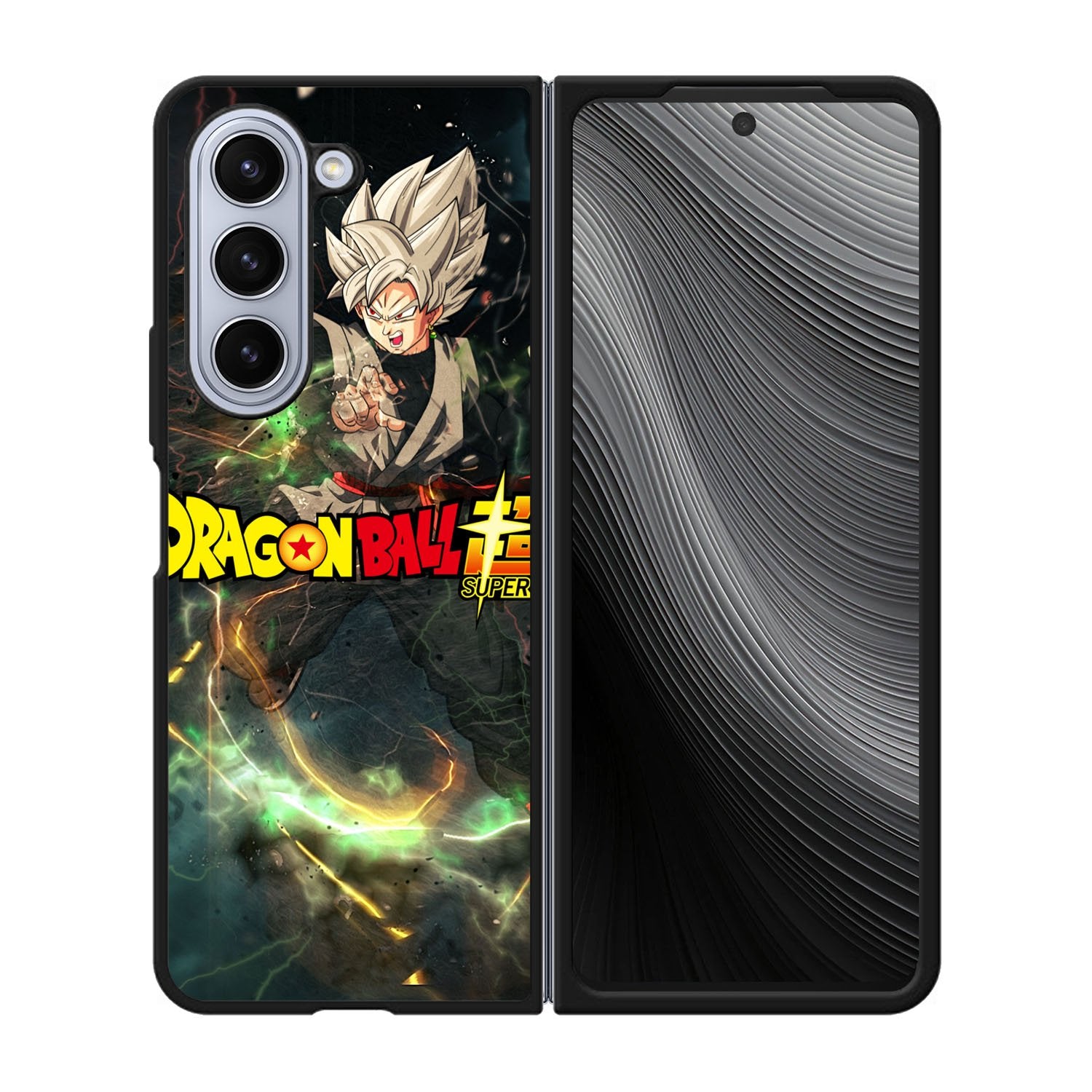 black goku dragon ball zuper Case Samsung Galaxy z Fold 5 5G BC1349