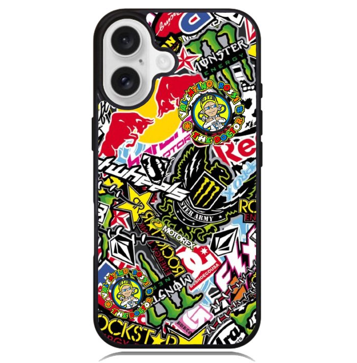 Sticker Bomb Case iPhone 16 BC1353