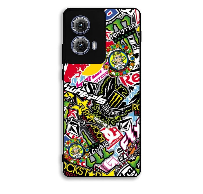 Sticker Bomb Motorola Moto Edge 2024 Case BC1353