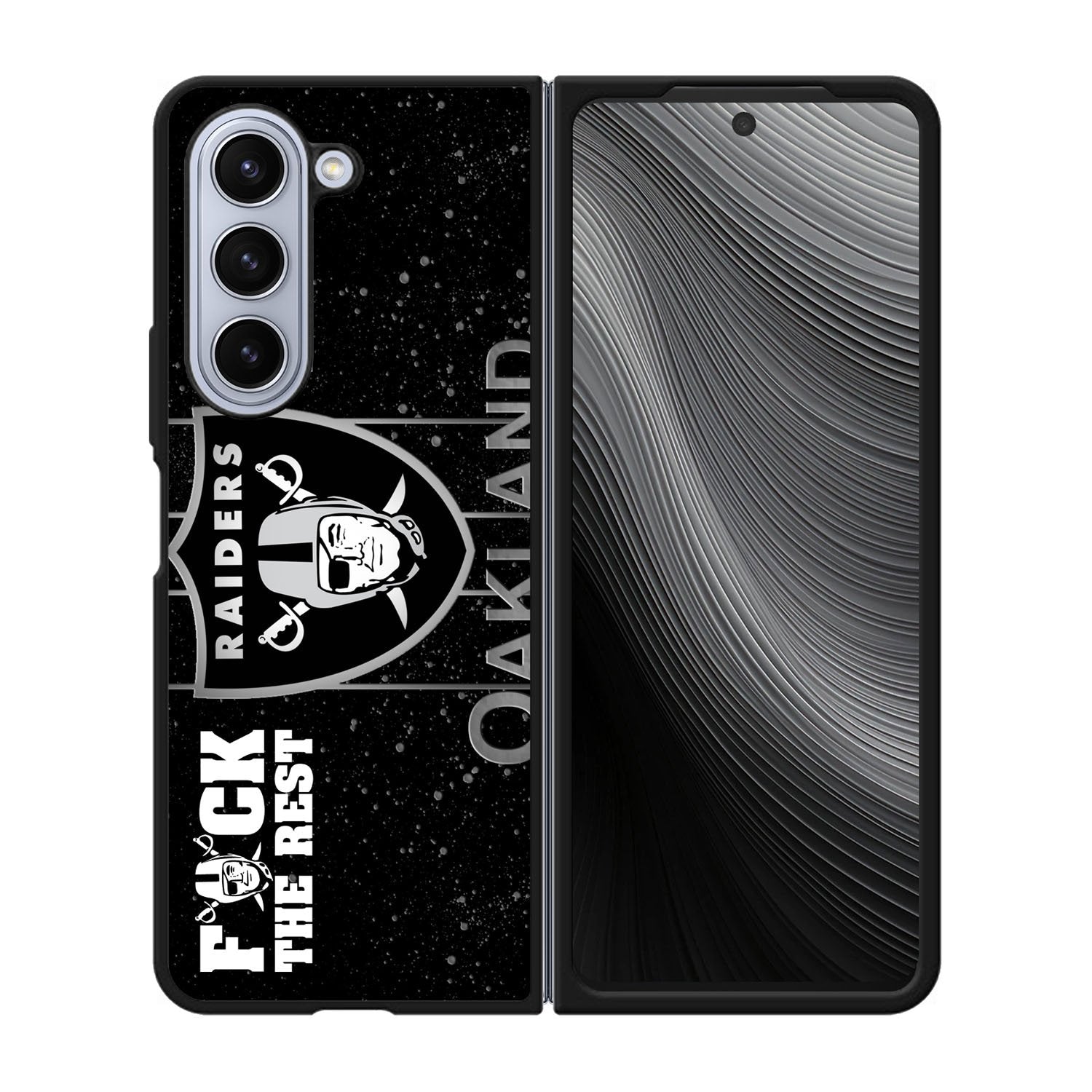oakland raiders logo Case Samsung Galaxy z Fold 5 5G BC1359