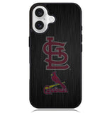 St. Louis Cardinals logo wood Case iPhone 16 BC1366