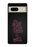 St Louis Cardinals Logo Wood Google Pixel 7 Case