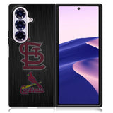 St. Louis Cardinals logo wood Samsung Galaxy Z Fold 7 5G Case BC1366